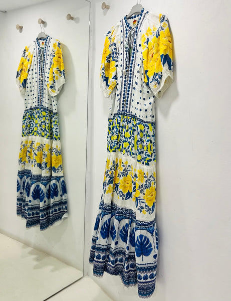 Zuli mosaic-print maxi dress