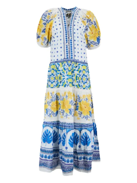 Zuli mosaic-print maxi dress
