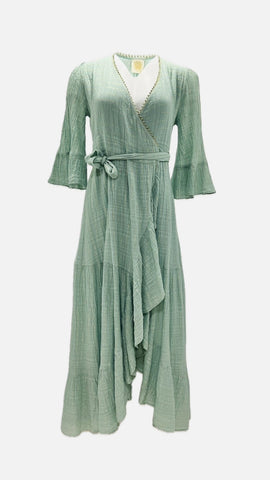 CARINA MAXI DRESS - FROSTY MINT