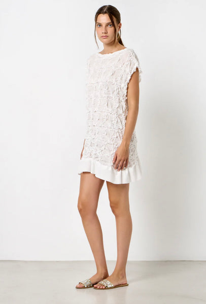 SOYA MINI DRESS - WHITE