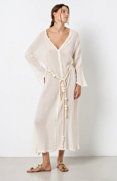 AMOUSA MAXI CAFTAN - MOCCA