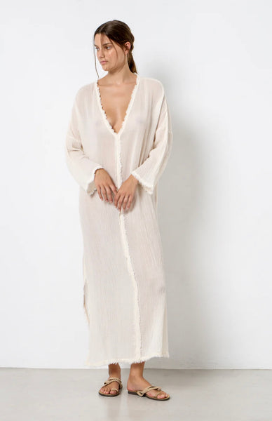 AMOUSA MAXI CAFTAN - MOCCA