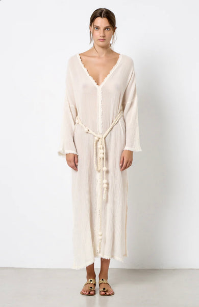 AMOUSA MAXI CAFTAN - MOCCA