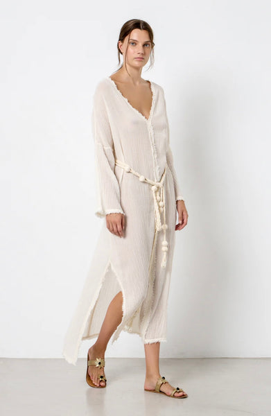 AMOUSA MAXI CAFTAN - MOCCA