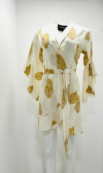 “Gold Leaves” Mini Dress