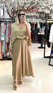 AURELIA DRESS - BEIGE