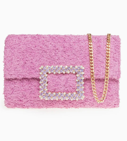 Clutch modello Minori tessuto manon fucsia