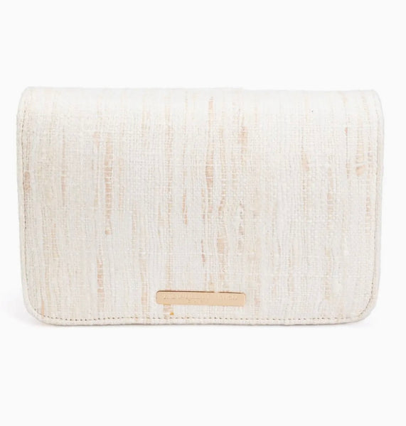 St.Barth model bag in raffia Beatrice cream