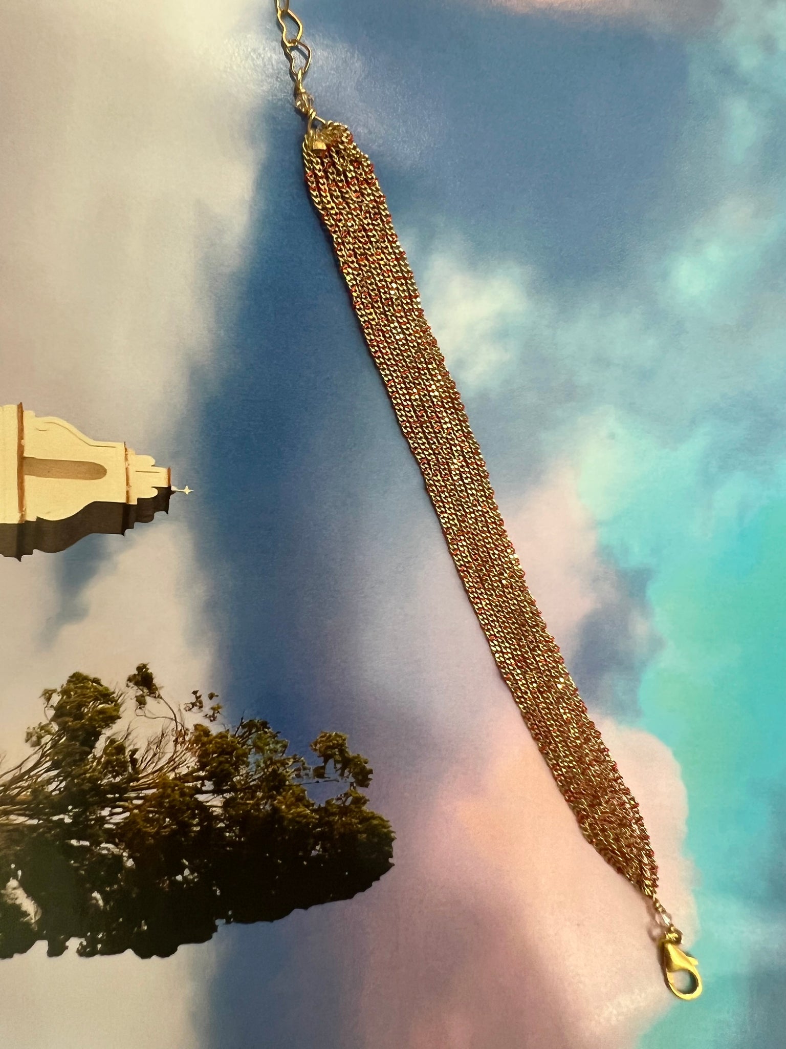 “Red full stop” Bracelet