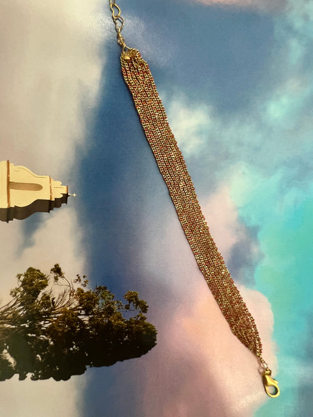 “Red full stop” Bracelet