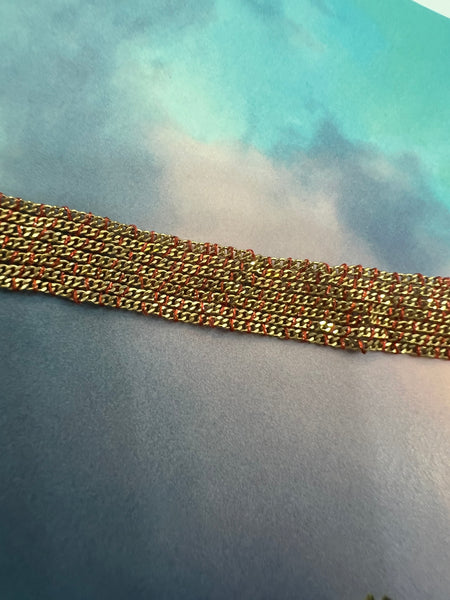 “Red full stop” Bracelet