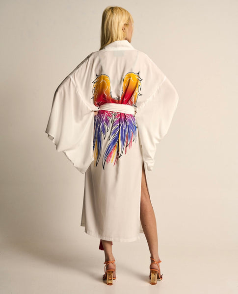 “Colourful Angel” Kimono