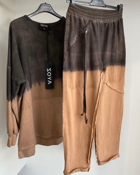 Tie dye Sweatshirt (Mocha)