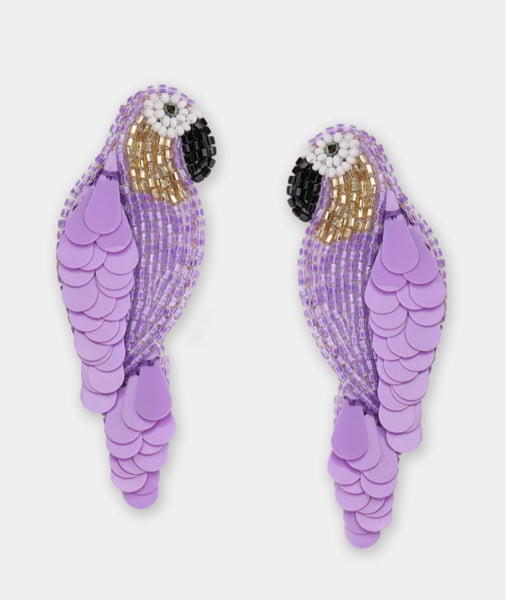 Ara Earrings - Purple