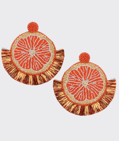Mosaic Citrus Earrings