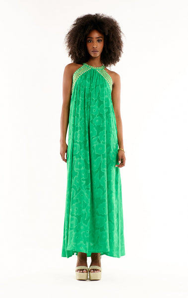 GABRIELLA DRESS - GREEN