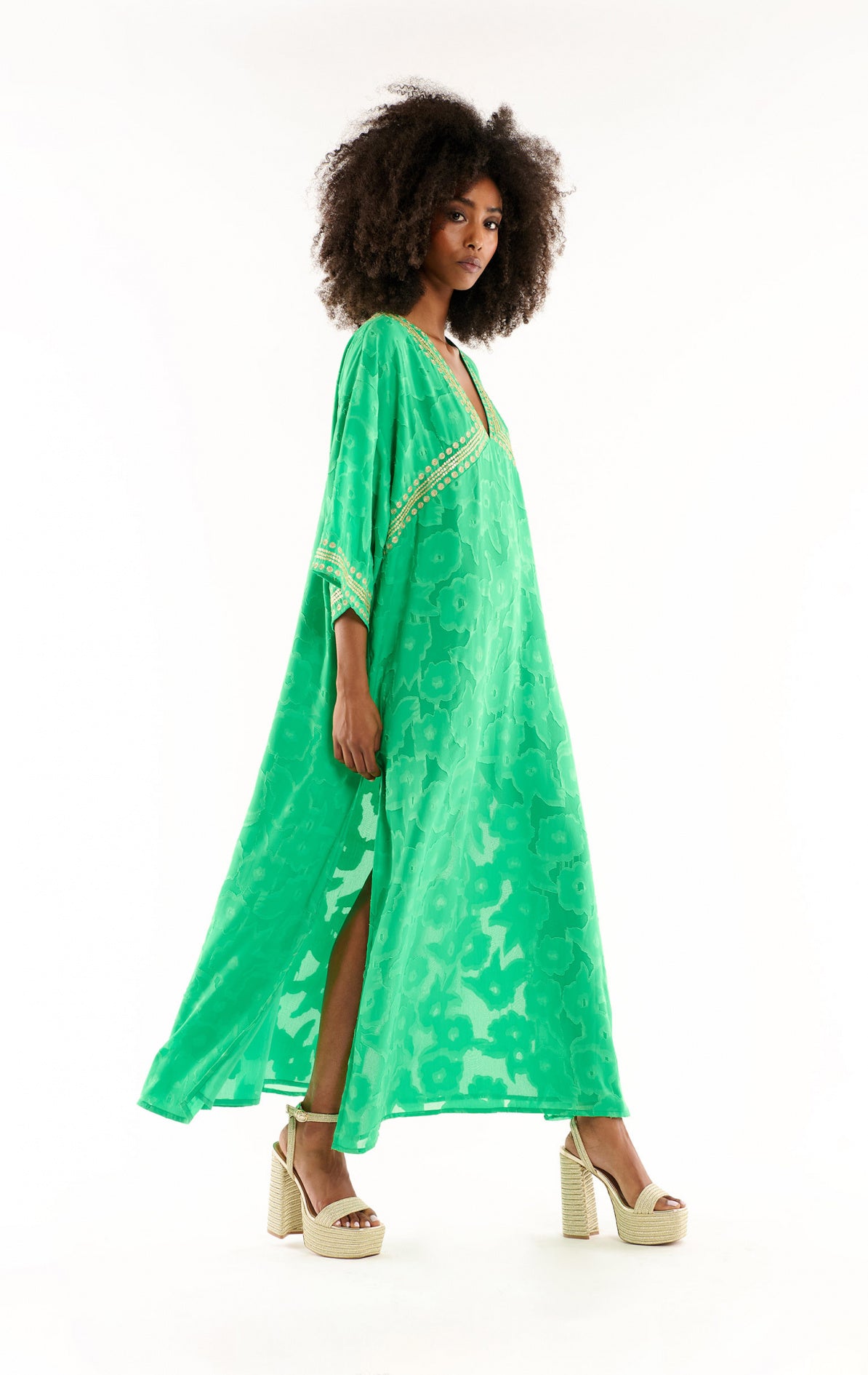 JUSTINE DRESS - GREEN