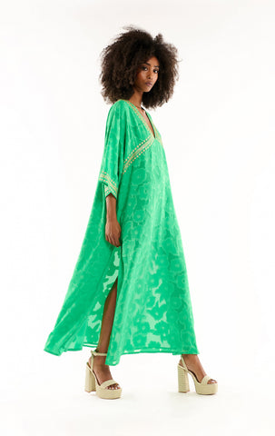 JUSTINE DRESS - GREEN