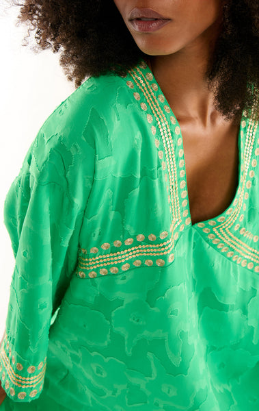 JUSTINE DRESS - GREEN