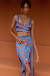 Azira & Sagira Terracotta Blue Set