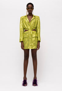 Hydra Lime Blazer Dress