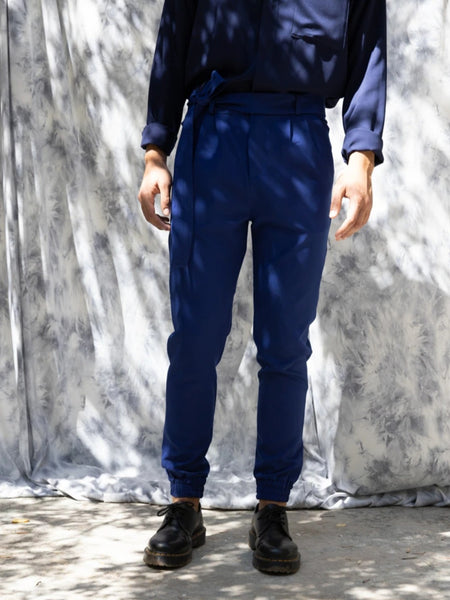 Anterior pants blue