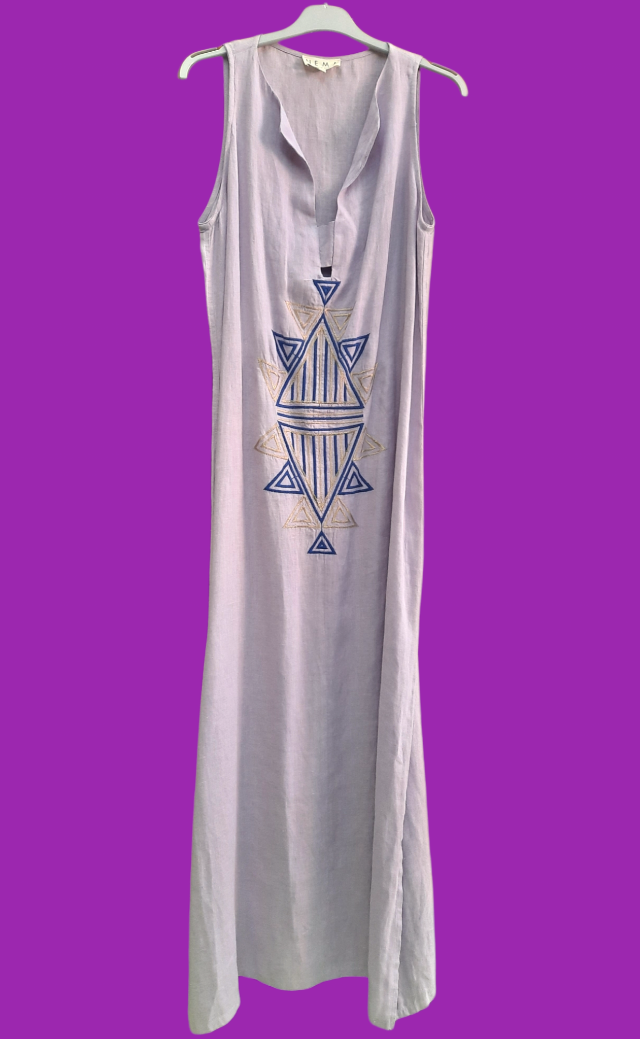 Lilac Pastel Maxi Dress