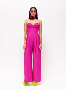 Syros Fuchsia Jumpsuit