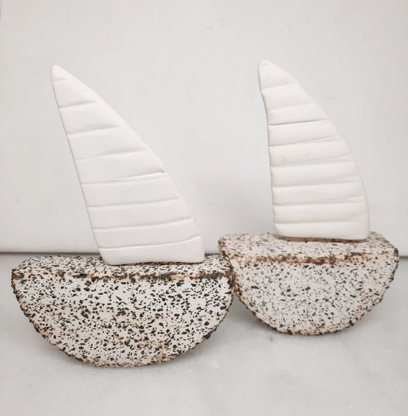 Handmade Ceramic Sailing Boat