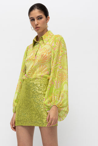 Khaia Lime Skirt