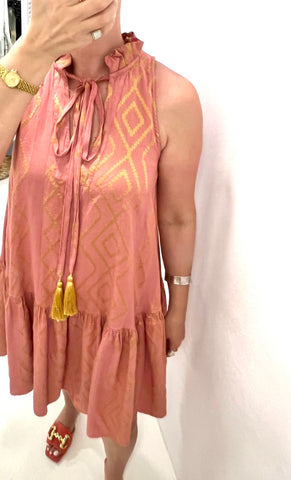 “Singa” Embroidered Dress