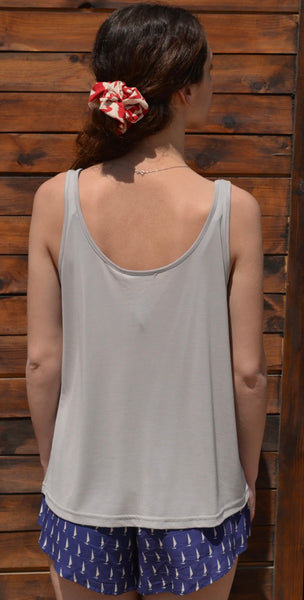 Nelda top - light grey