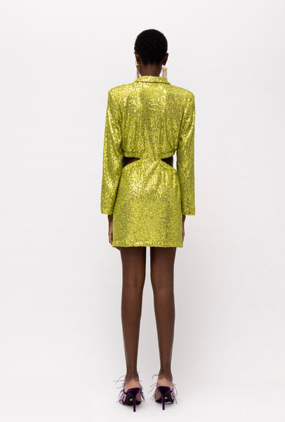 Hydra Lime Blazer Dress