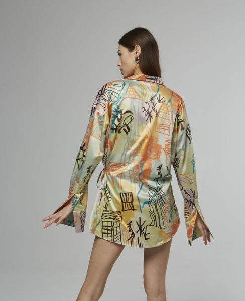 “MAGIK” Printed Shirt - Kimono