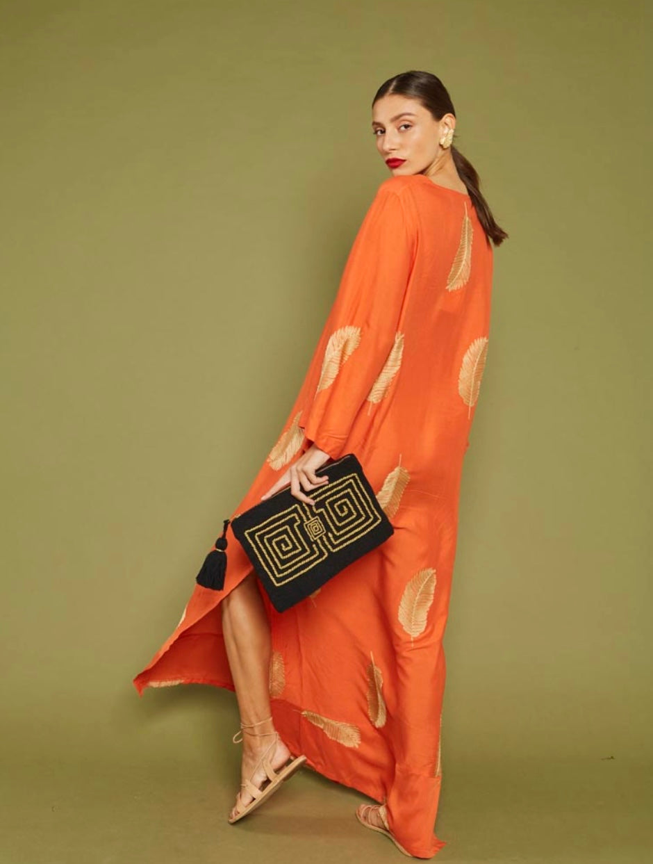 Virginia Maxi Dress - Orange