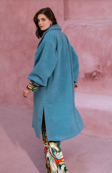 “Alina” Coat - Petrol