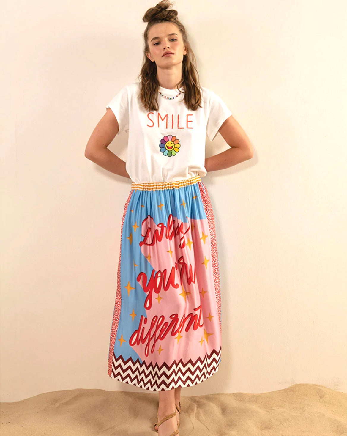 DARLING PRINTED SKIRT