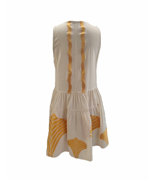 “Iris” Boho Dress - Yellow