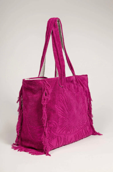 JUST CHERRY TERRY TOTE BEACH BAG