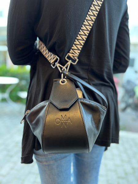 Dromeas Bag - Black Leather