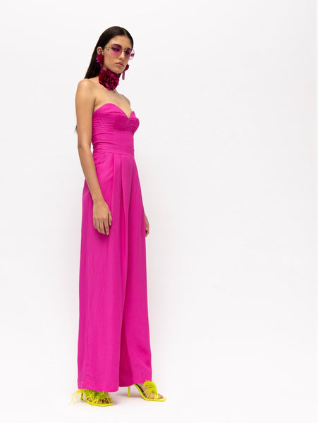 Syros Fuchsia Jumpsuit