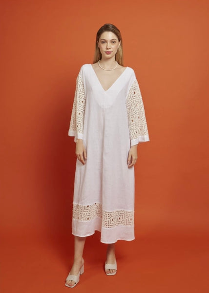 “Antigone” Linen Dress