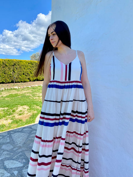 “Stripe” Cotton Dress