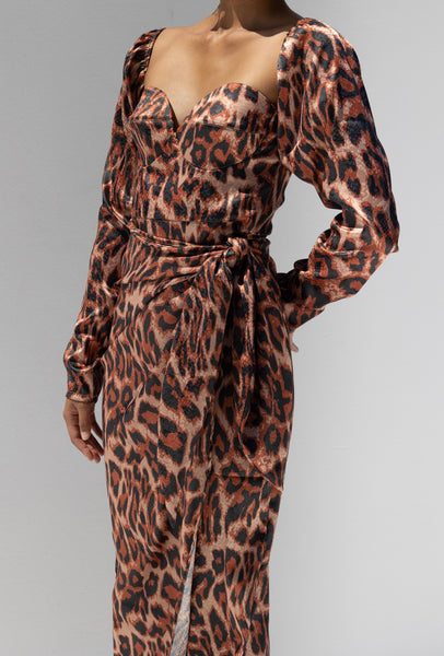 Diana Leopard Dress