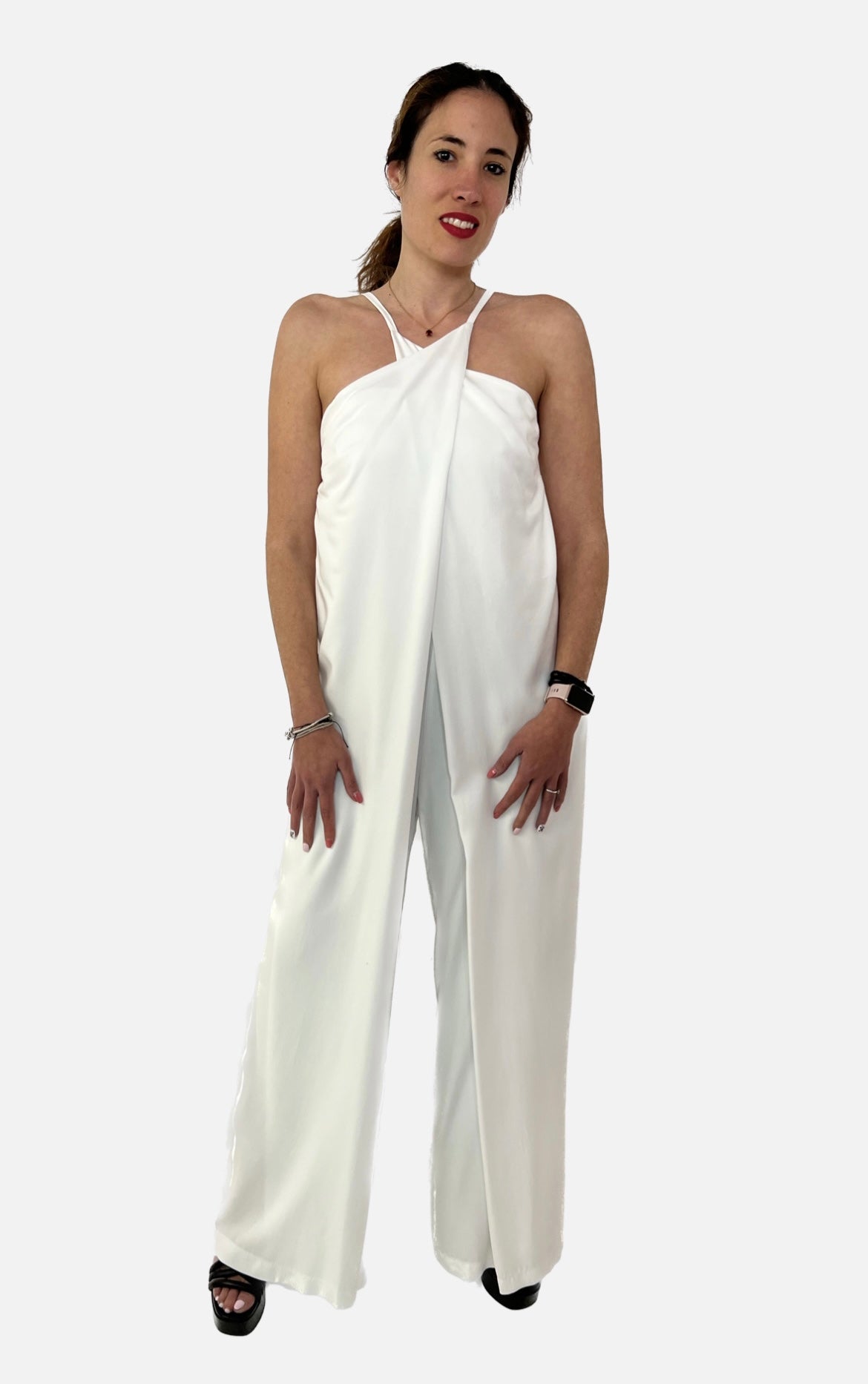 “Annette” Jumpsuit - White