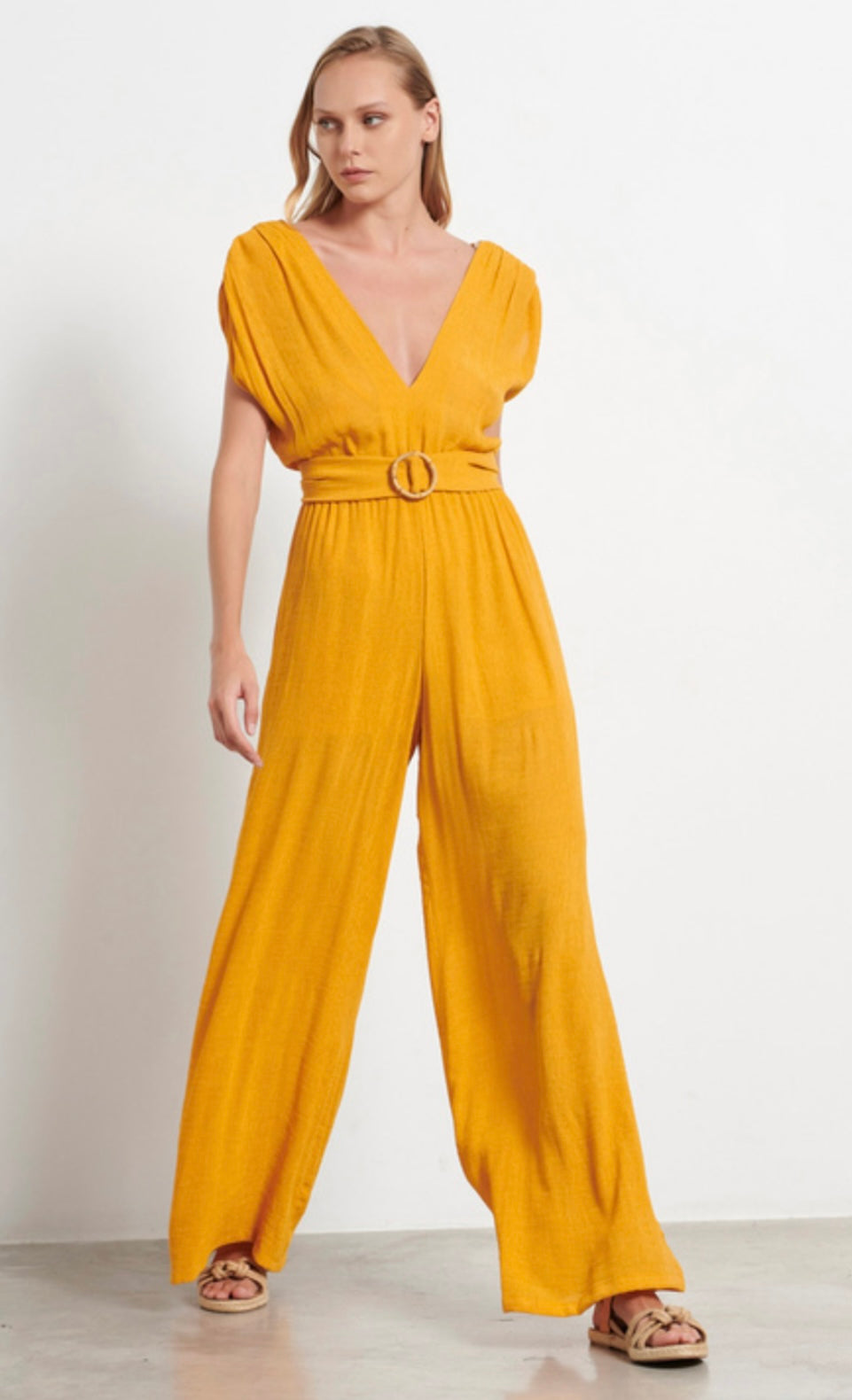 “Kelly” Jumpsuit in mango