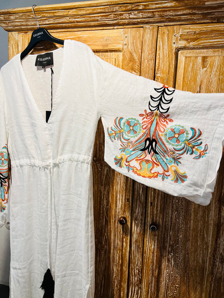 “Astypalaia” Embroidered Dress