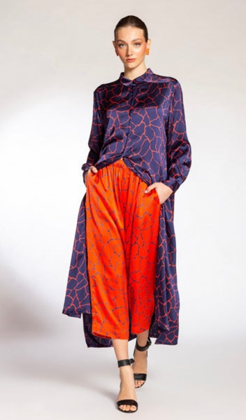 “TIBET” DRESS SEMIZIE (Orange)