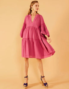 “Danae” Boho Dress - Pink