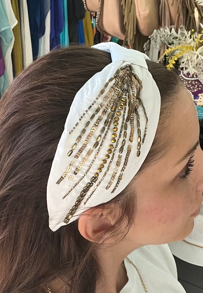 White Ocean Headband